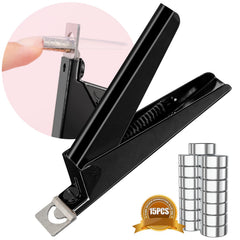 GA&EN clipper front view showing sleek black finish and ergonomic shape for comfortable use