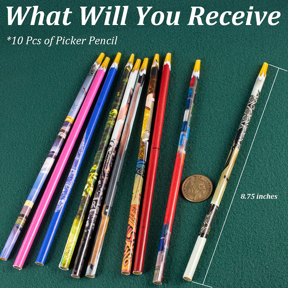 GA&EN close-up of colorful sharpened ends highlighting ready-to-use convenience