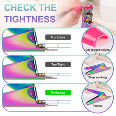 GA&EN trimmer in use cutting an acrylic nail for faster salon-ready results