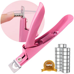 GA&EN light pink clipper front view showing compact design and color benefit easy identification