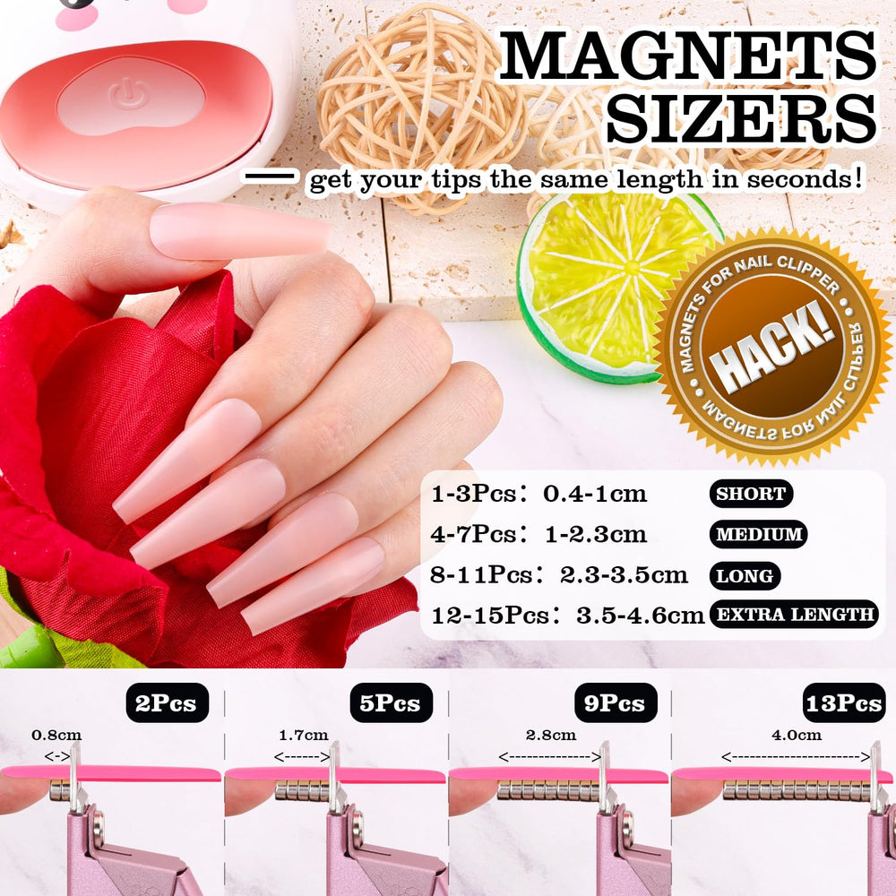 GA&EN magnetic sizers spread showing adjustable length control benefit