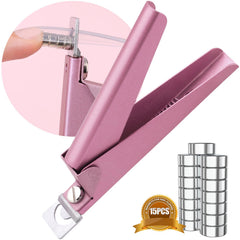 GA&EN matte pink clipper front view showing compact professional design benefit