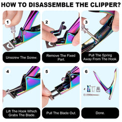 GA&EN clipper held in hand for scale and ergonomic comfortable grip benefit