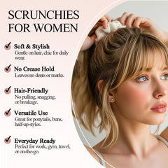 GALAGLIMMER scrunchie worn on wrist as accessory showing convenience and style