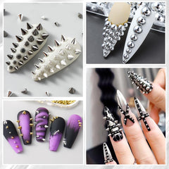 Ganepwns close-up of gold and black spikes highlighting durable alloy finish