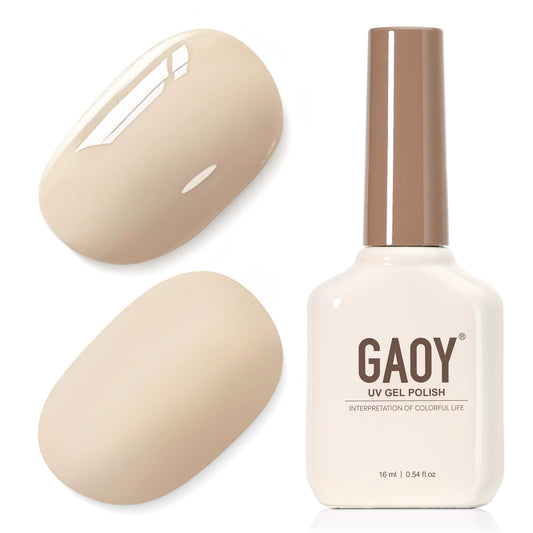 GAOY bottle front view showing 16ml volume and neutral beige shade benefit