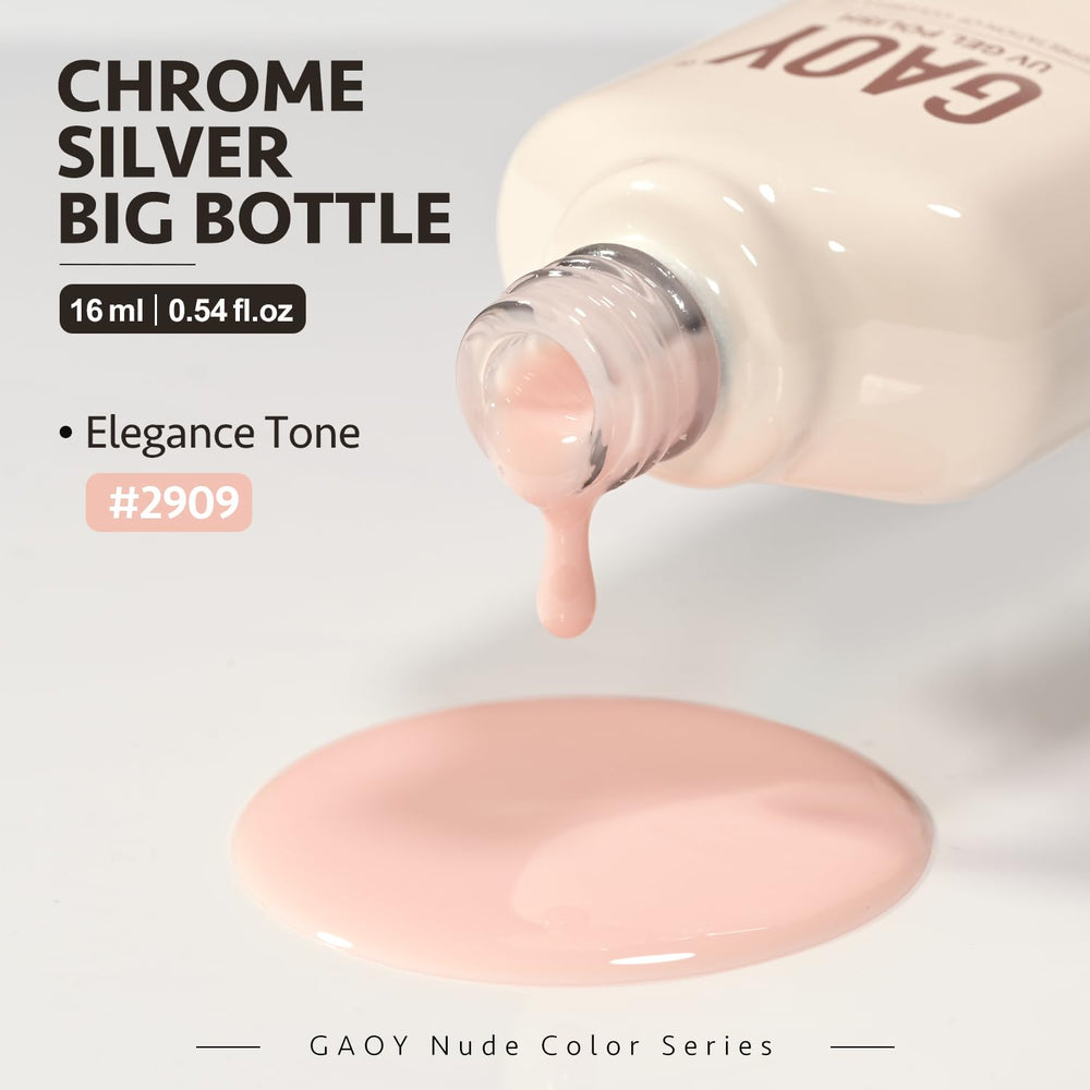 GAOY bottle with finished manicure lifestyle scene showing salon-quality at-home benefit