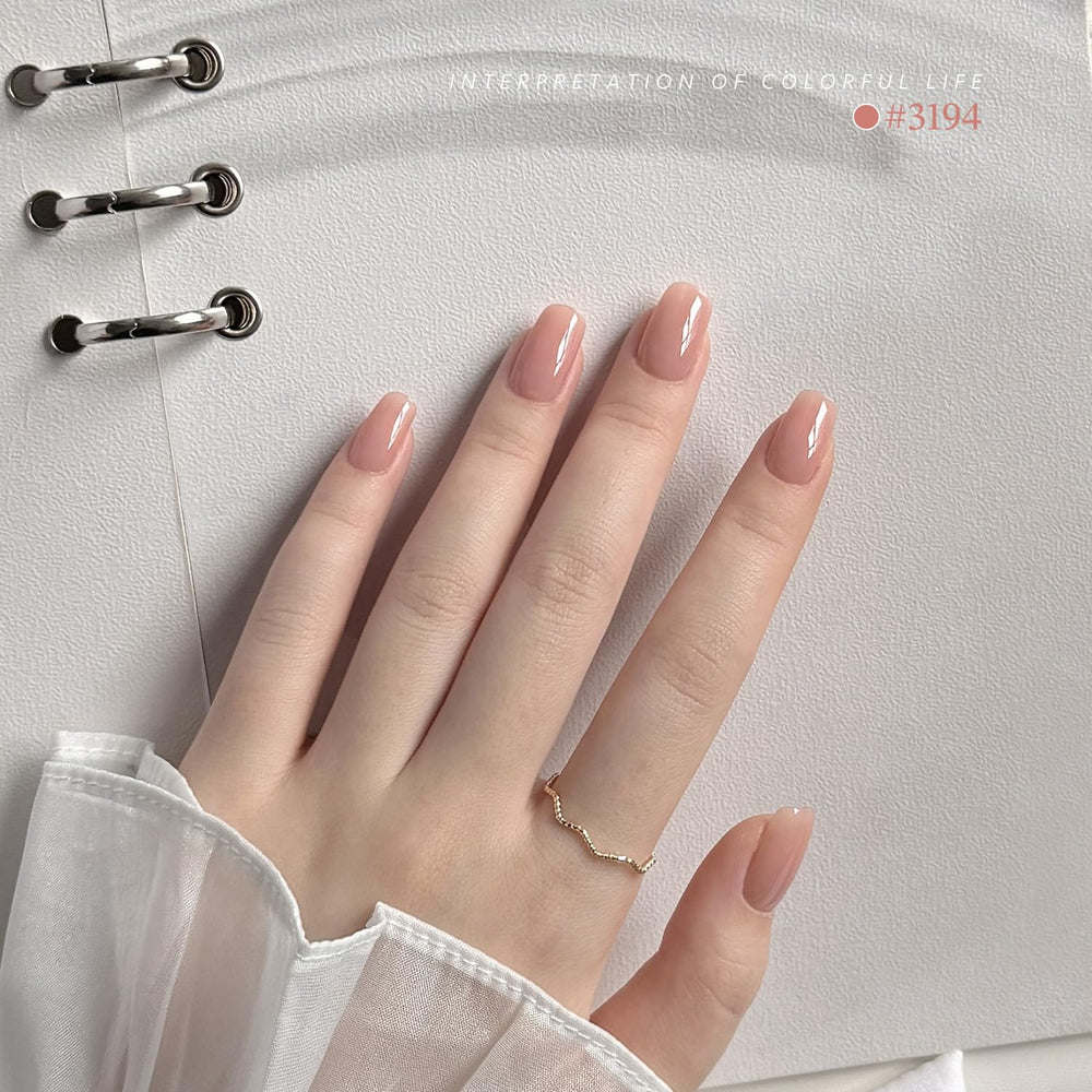 GAOY polish being cured under a UV lamp, showing quick drying benefit