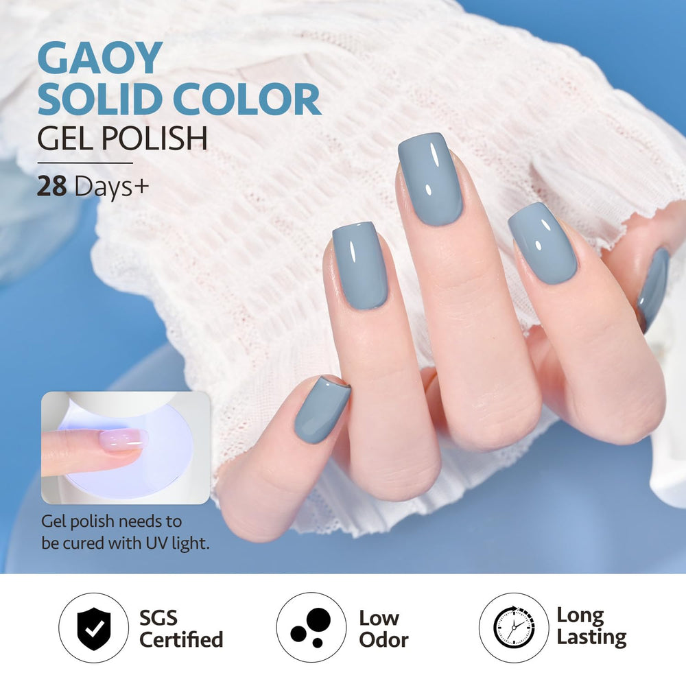 GAOY application in salon setting with lamp showing fast curing and professional finish