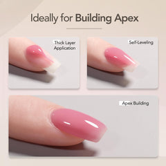 GAOY being applied to nails demonstrating easy builder coverage