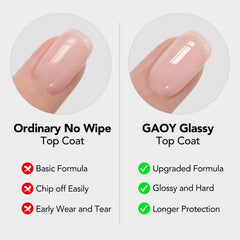 GAOY base coat brush close-up illustrating smooth application and adhesion