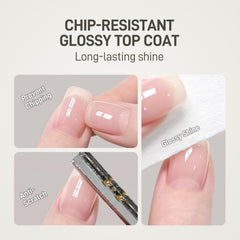 GAOY base coat label detail emphasizing adhesion benefits and clear formula