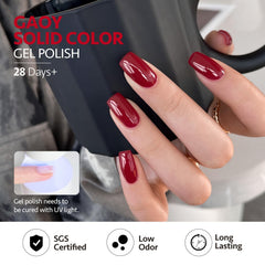 GAOY salon manicure in use demonstration showing professional finish benefit