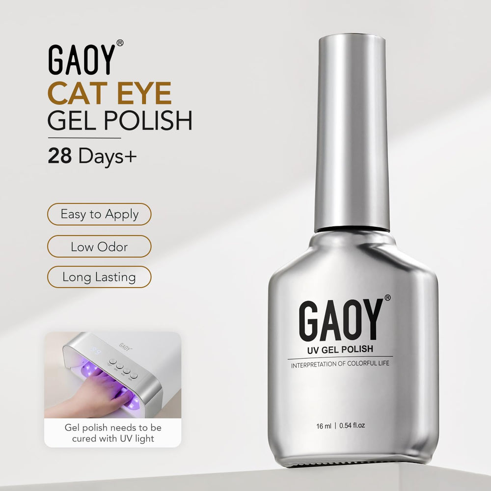 GAOY finished manicure on hands showcasing reflective finish for style inspiration