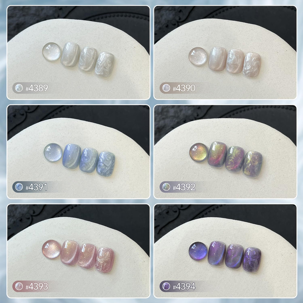 GAOY bottle label close-up highlighting iridescent pigment and color identification benefit