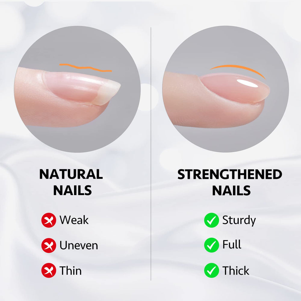 GAOY bottles held in hand to show 16ml scale and generous volume for frequent gel mani use