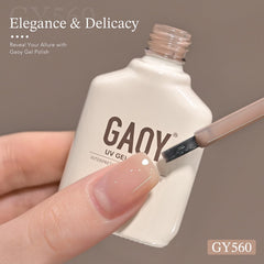 GAOY brush close-up displaying smooth gel texture and even application benefit