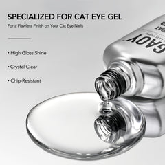 GAOY brushed chrome cap close-up for easier grip and professional handling
