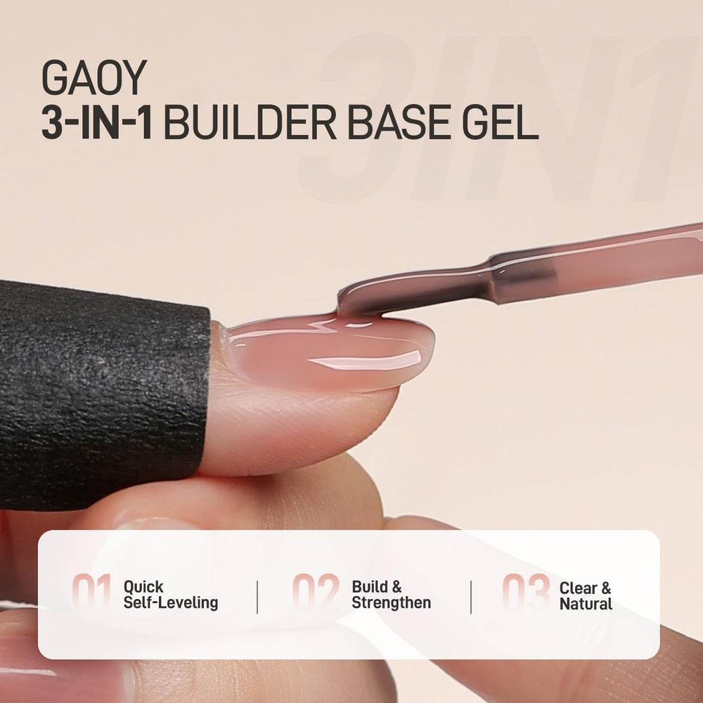 GAOY brush with gel texture showing jelly rubber consistency for easy shaping
