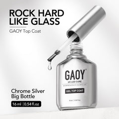 GAOY chrome-look bottle close-up highlighting premium finish