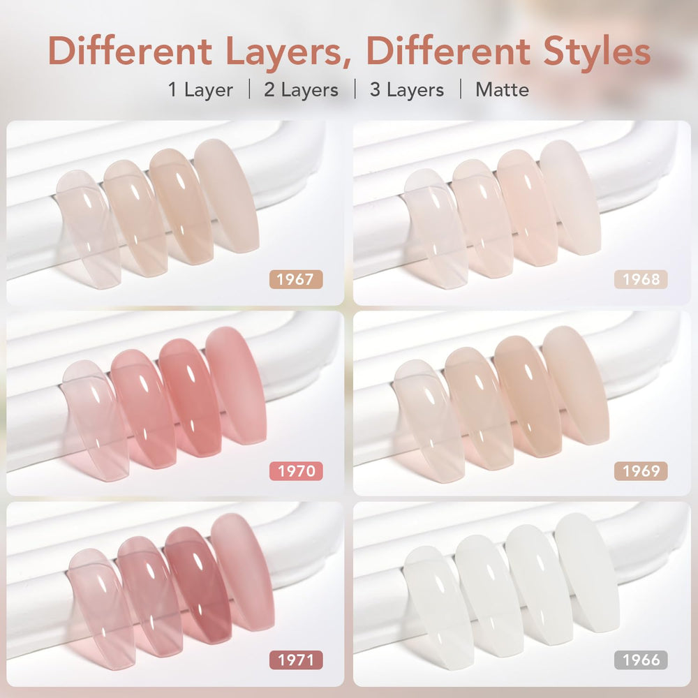 GAOY close-up of brush and gel texture, illustrating smooth application