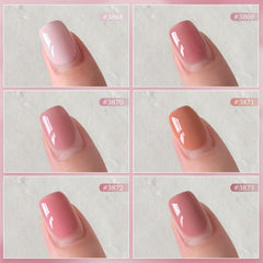 GAOY close-up of brush and polish texture showing smooth application benefit
