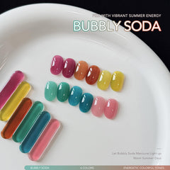 GAOY color-swatch strip displaying six translucent shades for easy shade selection