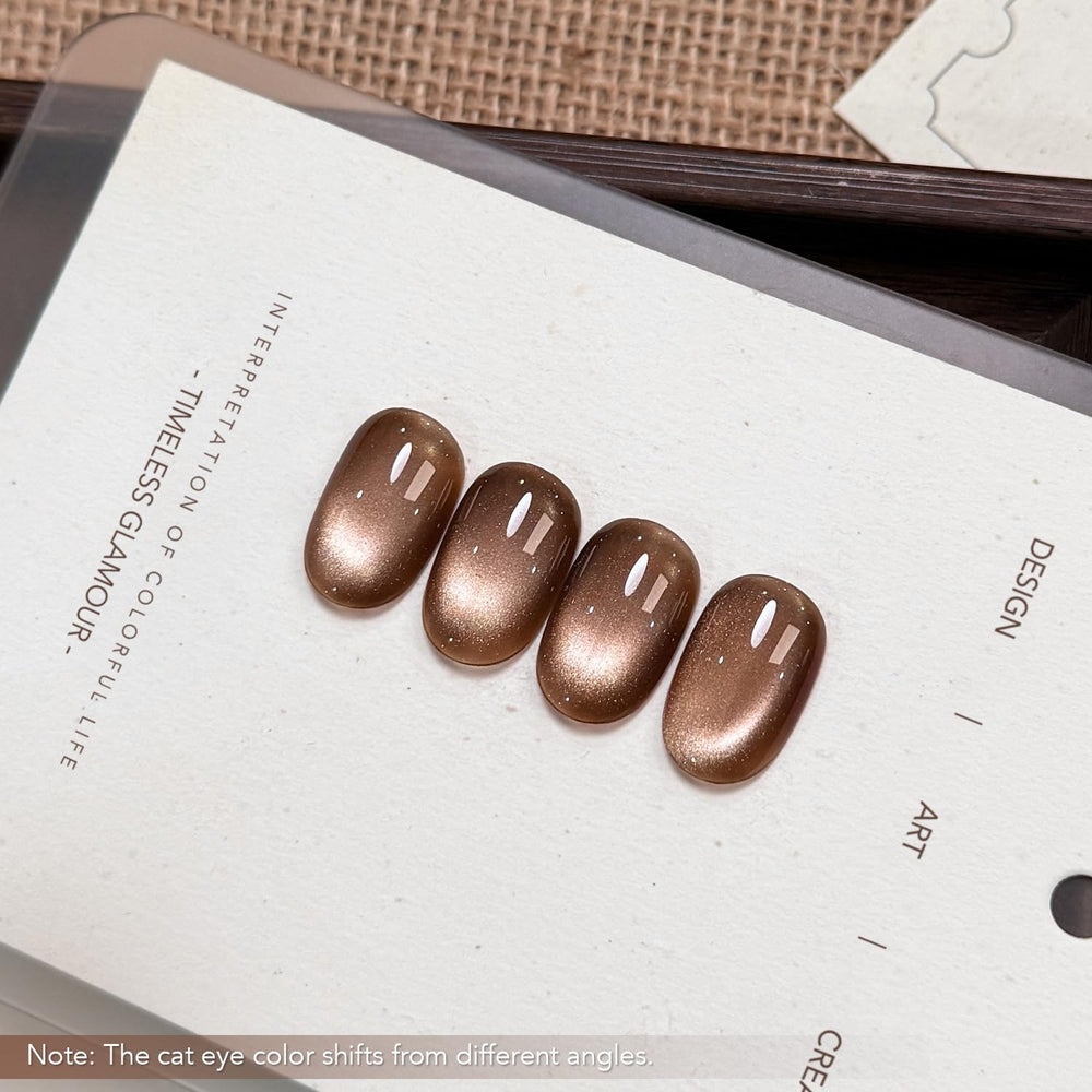 GAOY cured nail with reflective finish showing multidimensional shine and long-lasting gloss