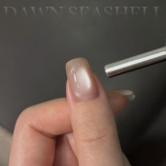 GAOY close-up of polish texture highlighting holographic glitter for depth