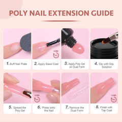 GAOY finished nails on hand in lifestyle setting showcasing natural look benefit