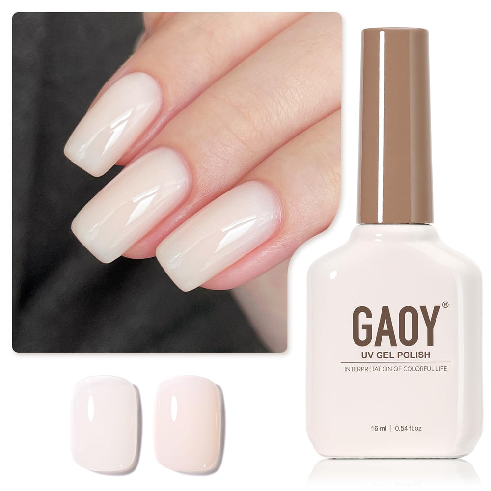 GAOY front bottle showing sheer opal color and easy application benefit