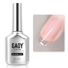 GAOY front bottle showing clear base coat and compact design for easy storage