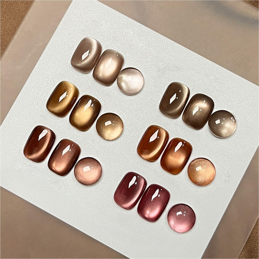 GAOY front packaging showing six gel bottles and magnet, ready for home manicures