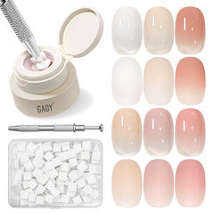 GAOY kit front packaging showing complete ombre gel set for easy gradients