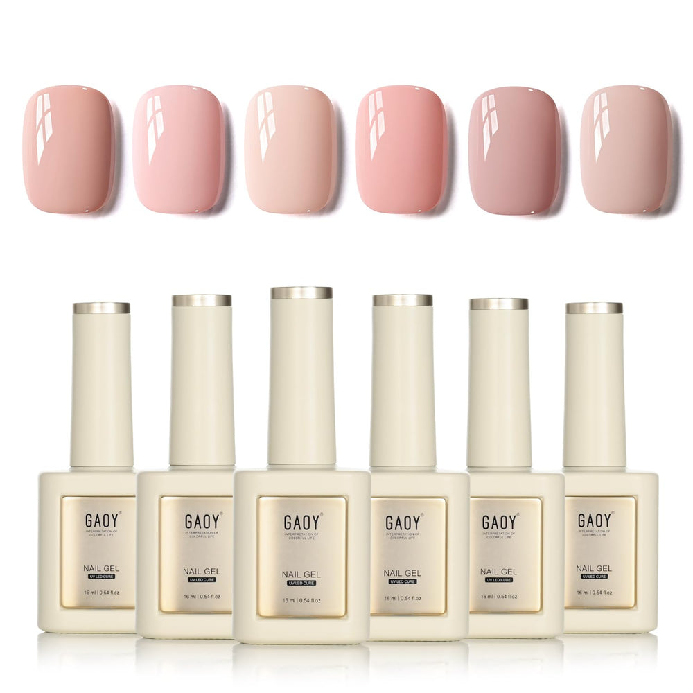 GAOY front packaging showing six pink bottles and neat layout for easy selection