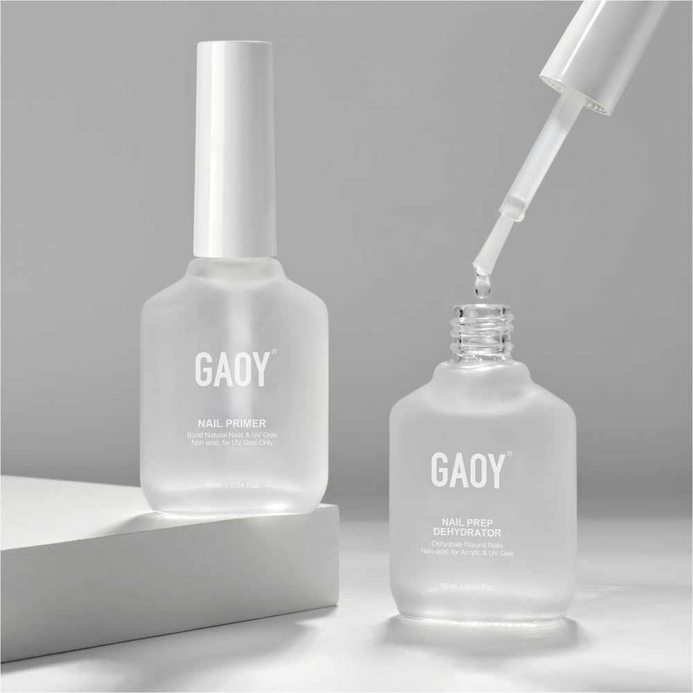 GAOY front packaging showing two bottles for quicker salon-style prep