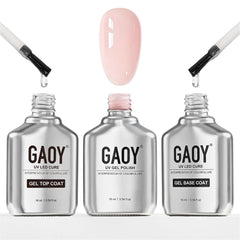 GAOY front packaging shot showing three 16ml bottles and compact kit benefit