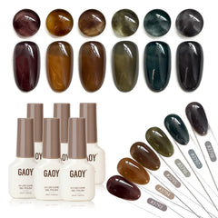 GAOY front packaging showing six bottles and kit contents for easy identification and value