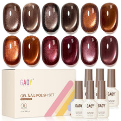 GAOY front packaging showing six bottles and magnet for complete kit benefit