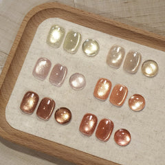 GAOY front packaging showing six gel polish bottles and magnet for easy home salon use