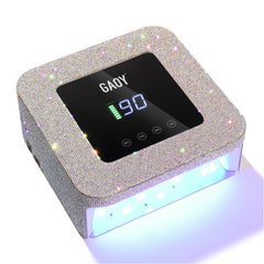 GAOY front view showing AB Diamond finish and portable design for stylish curing