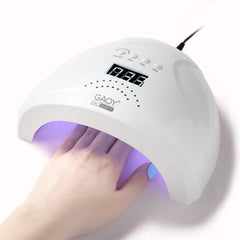 GAOY front view of lamp showing entrance and controls, fast professional cures