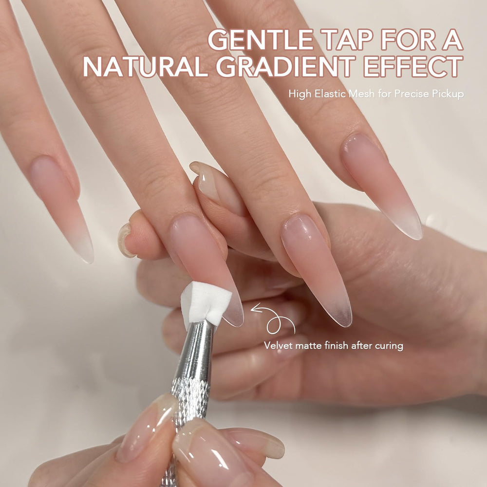 GAOY gel texture swipe revealing pigmented, smooth formula for opaque coverage