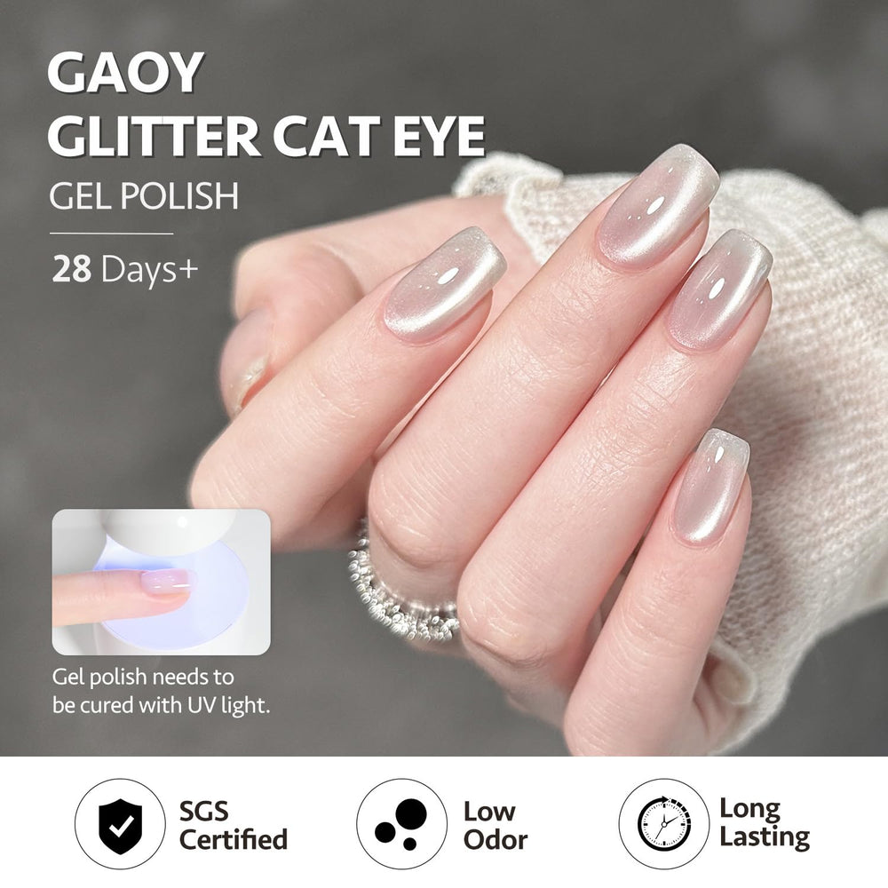 GAOY brush applying gel on nail to show smooth spread and easy control