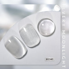GAOY magnet held above nail creating a defined cat-eye stripe for precise designs