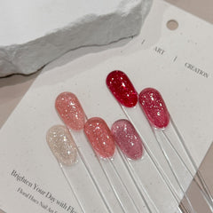 GAOY in-use manicure application with brush applying thin even coat for longer wear