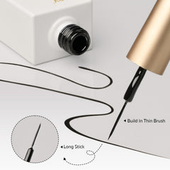GAOY in-use French manicure application creating crisp tips and professional look