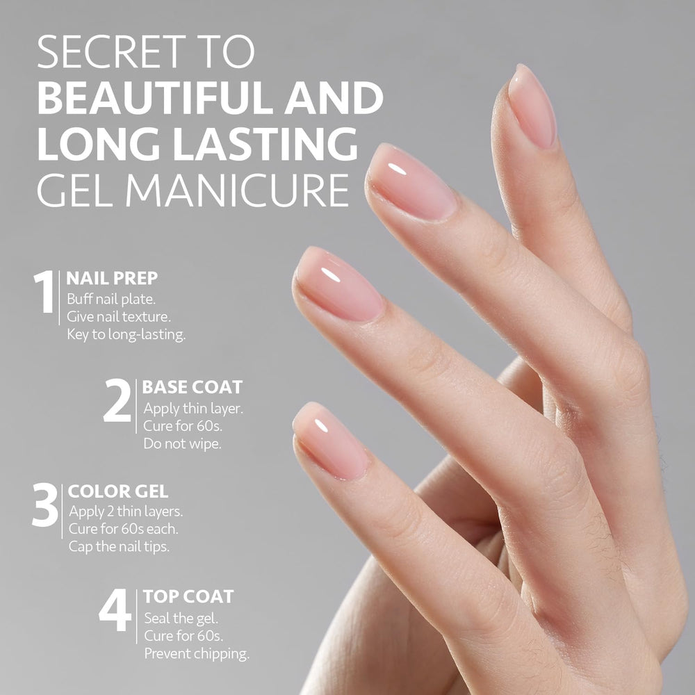 GAOY in-use shot applying base coat in a salon showing efficient professional workflow