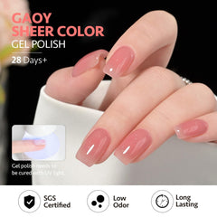 GAOY jelly size comparison bottle scale showing compact 7.3ml bottles for travel