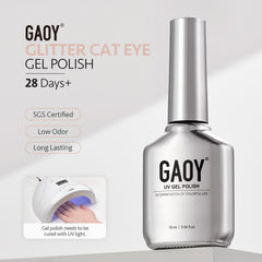 GAOY finished manicure lifestyle shot showing wearable nude-pink glow